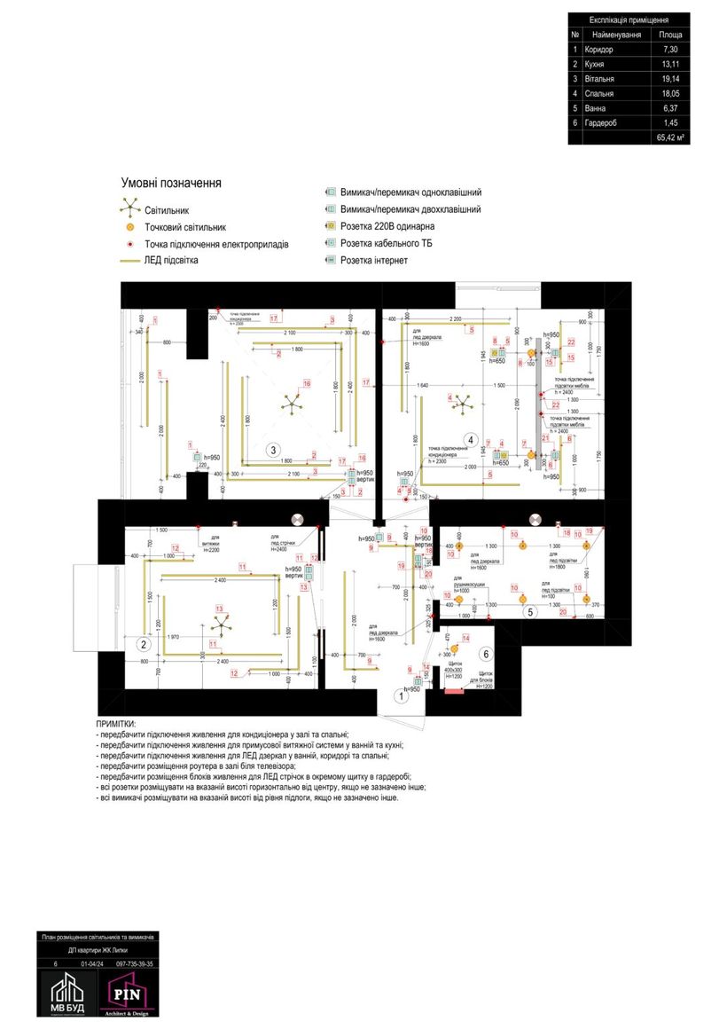 Дизайн інтер'єру зразок експрес планування ціна